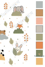 Luna Peek (Print design Editable Illustrator file)