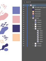 Ebb & Glow (Print design Editable Illustrator file)