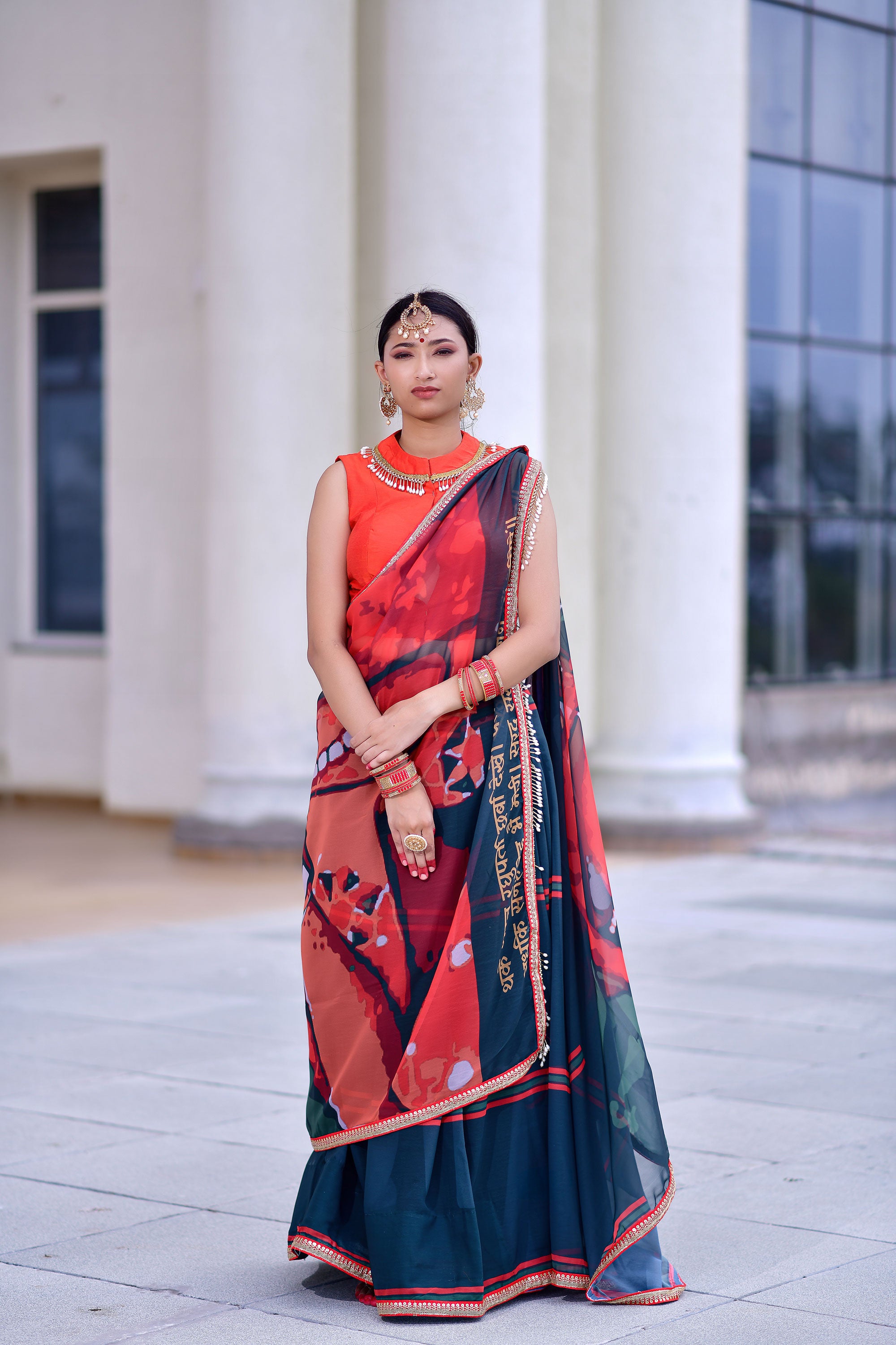 Aagaman Saree – Where Art Arrives in Elegance