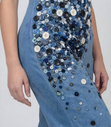 Azure Embellished Jumpsuit