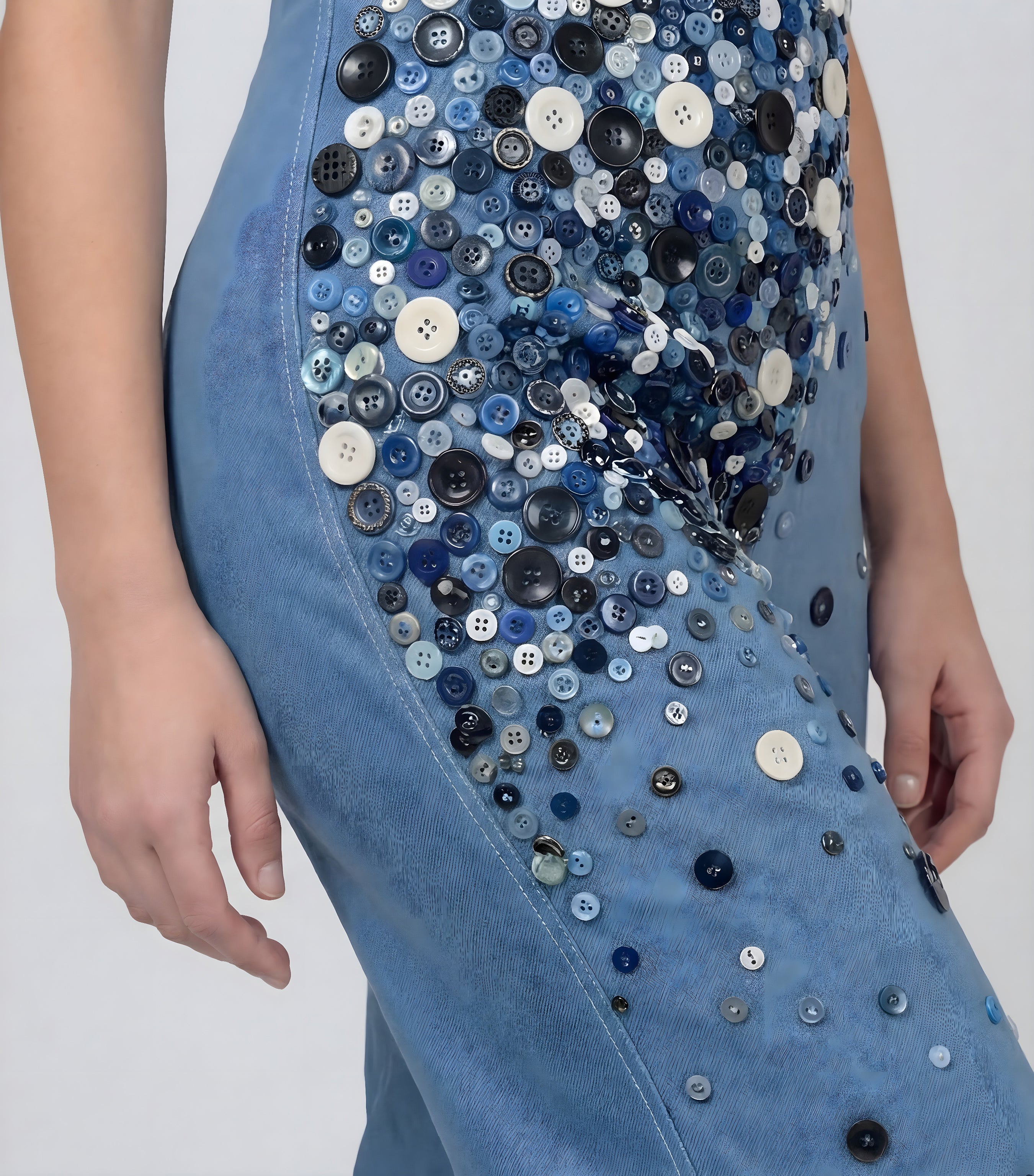 Azure Embellished Jumpsuit