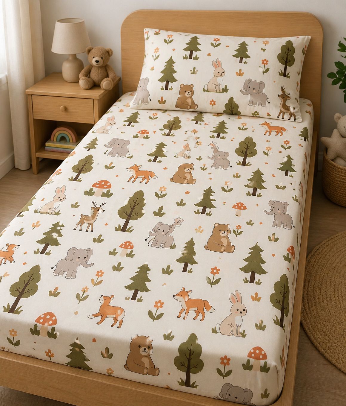 Terra Woodland (Print design Editable Illustrator file)