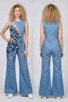 Azure Embellished Jumpsuit
