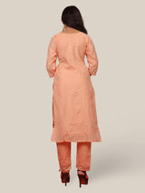 Woman's Straight Suit Set with Dupatta