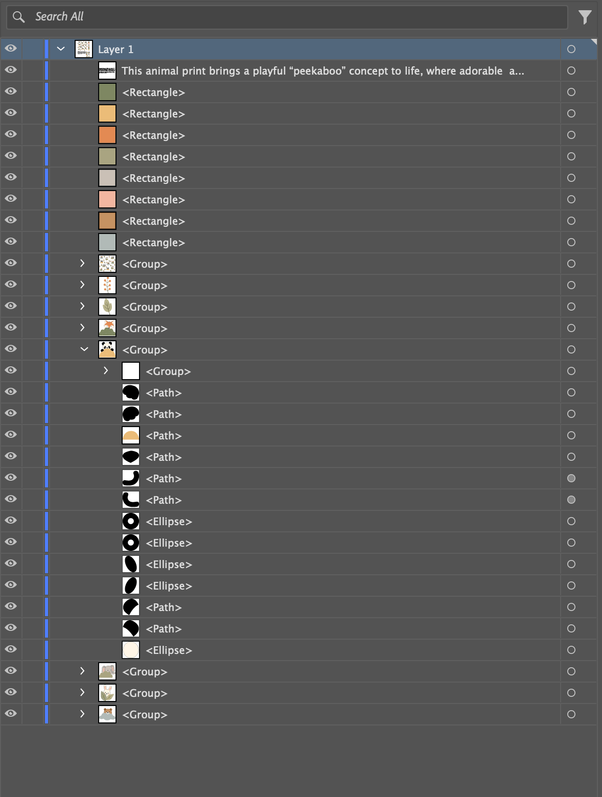 Luna Peek (Print design Editable Illustrator file)