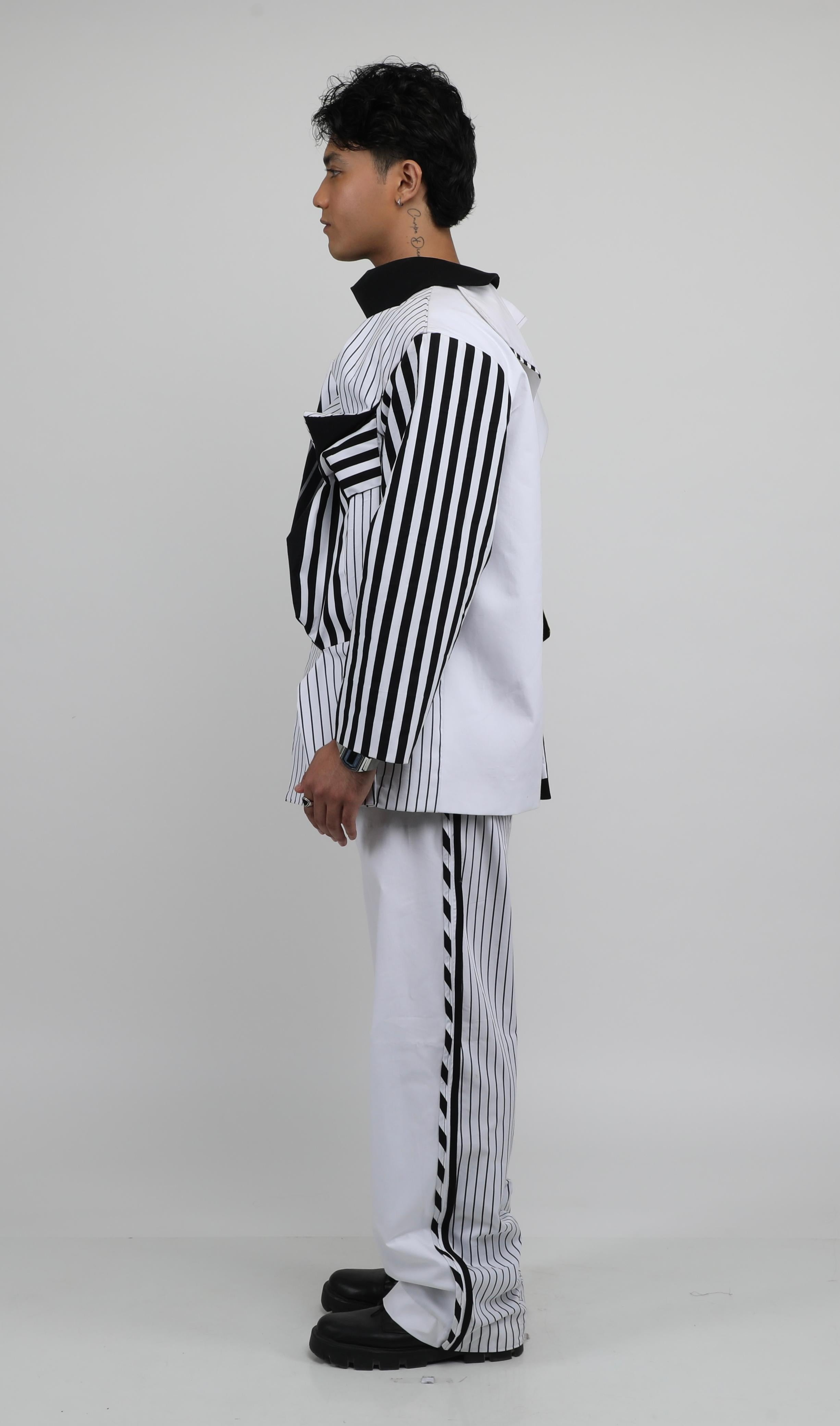 Asymmetrical Jacket & Pants