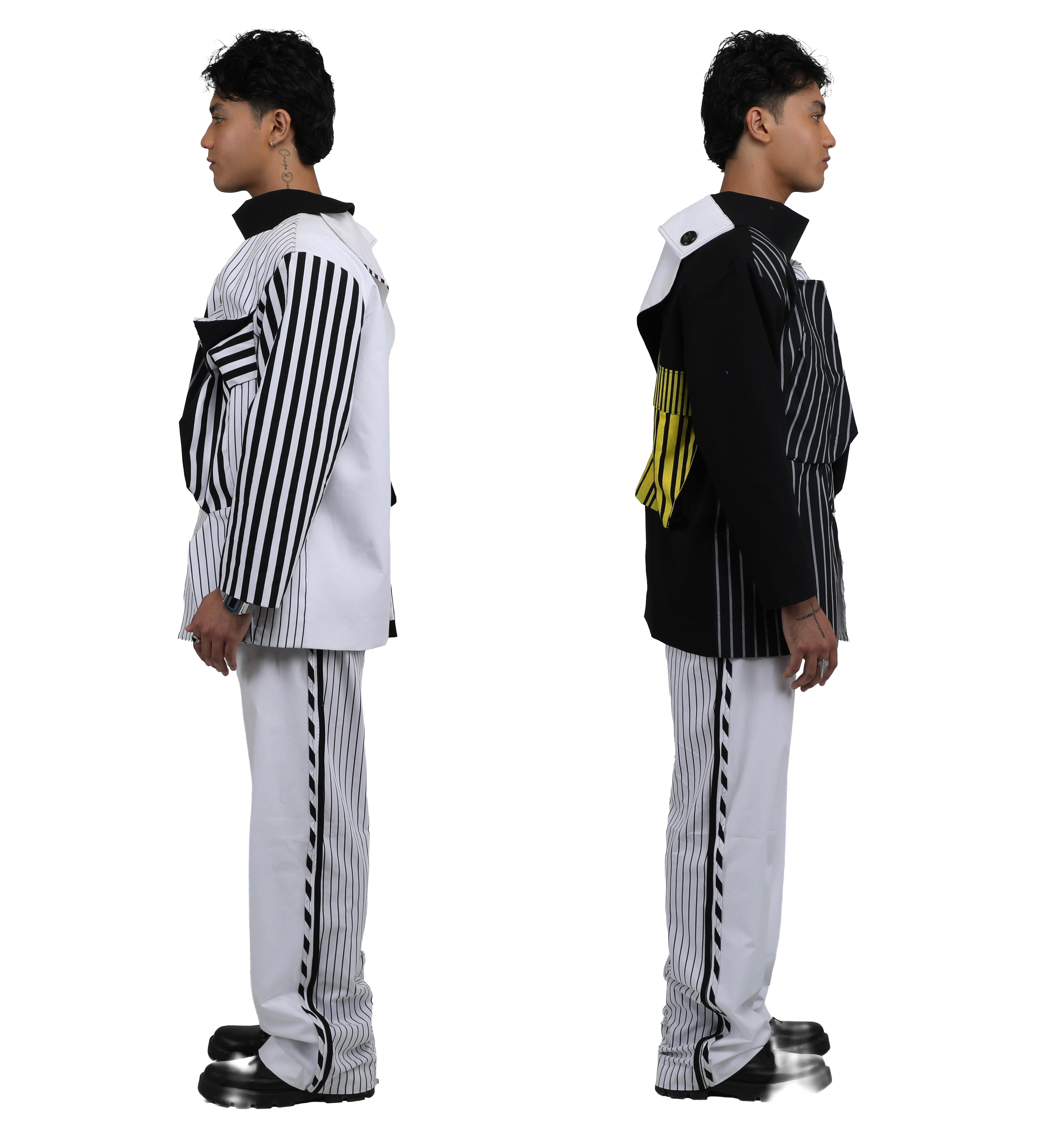 Asymmetrical Jacket & Pants
