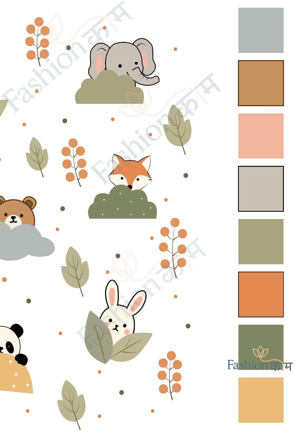 Luna Peek (Print design Editable Illustrator file)
