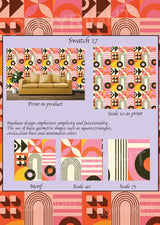 Bauhaus Design Digital Swatch Pack 3 – 6 Vector Print Designs