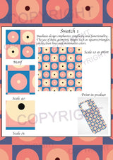 Bauhaus Design Digital Swatch Pack 1 – 6 Vector Print Designs