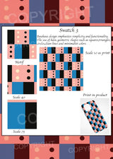 Bauhaus Design Digital Swatch Pack 1 – 6 Vector Print Designs