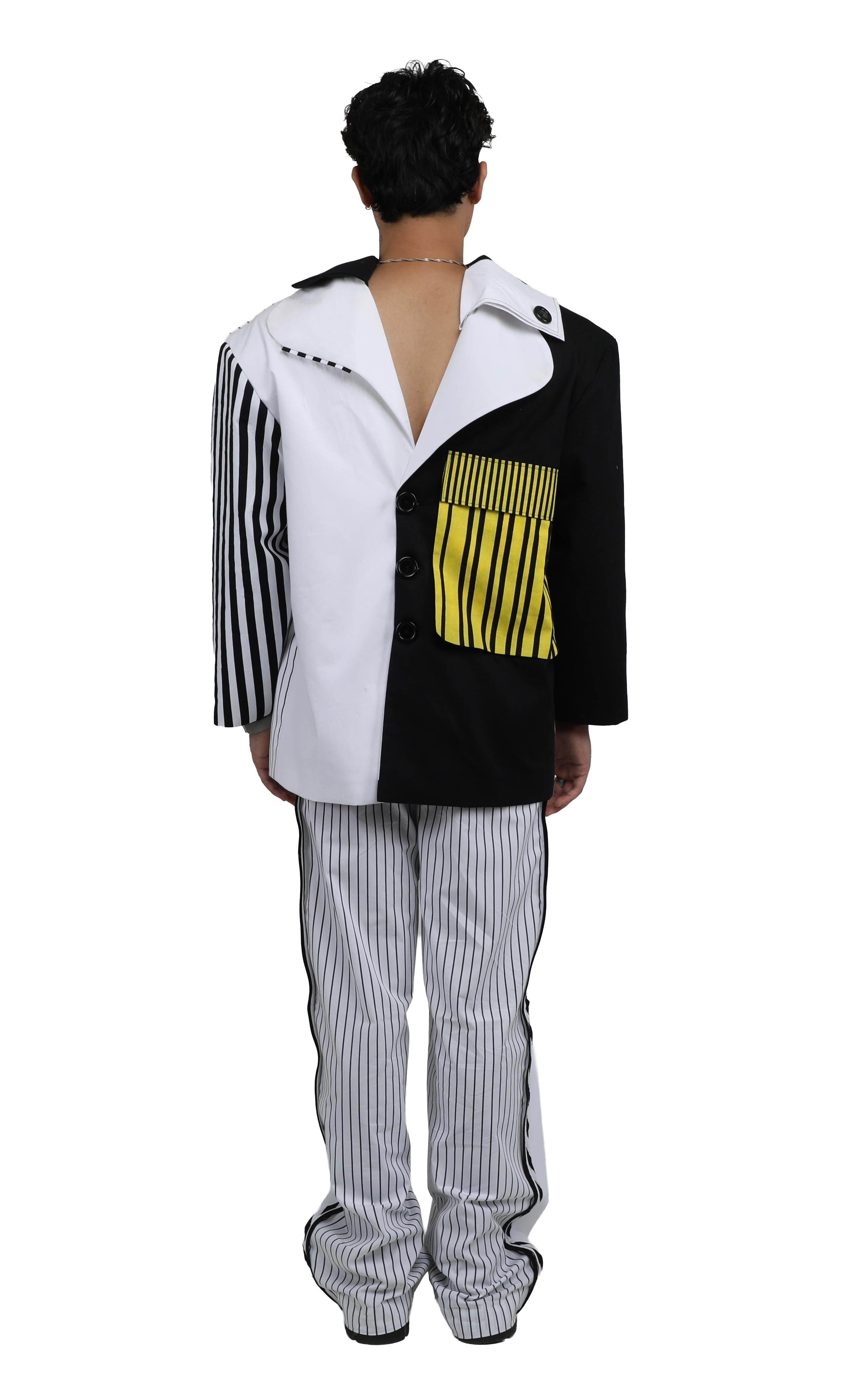 Asymmetrical Jacket & Pants