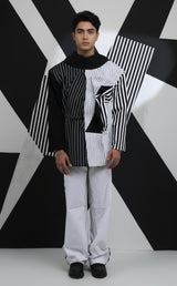 Asymmetrical Jacket & Pants